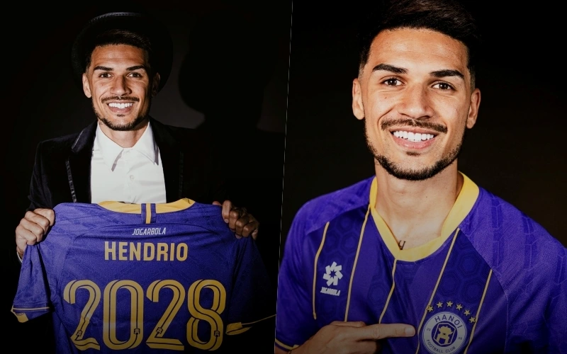 Hà Nội FC chờ Hendrio nhập tịch trước khi đăng ký thi đấu
