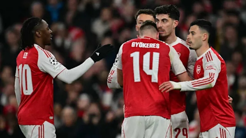Arsenal giành chiến thắng kịch tính 3 - 2 trươc Kairat