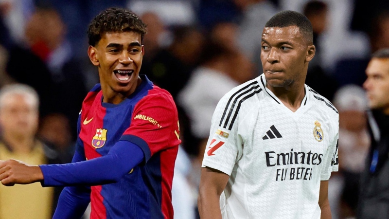 Mbappe và Yamal: Cuộc chiến ngai vàng El Clasico