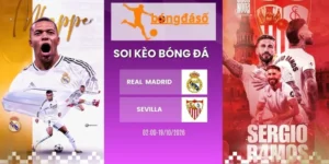 Tỷ lệ kèo Real Madrid vs Sevilla - La Liga, 19/10/2026